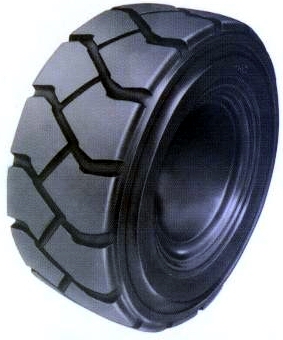 为什么叉车轮胎都用橡胶实芯轮胎